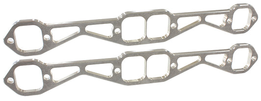 AF9551-1002 - SBC header flanges set 1-7/8" Square port 1.88 X 1.88" PAIR