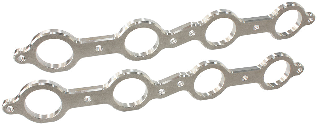 AF9551-1005 - LS Chev header flanges 1-3/4" Round port 1.75" PORT PAIR