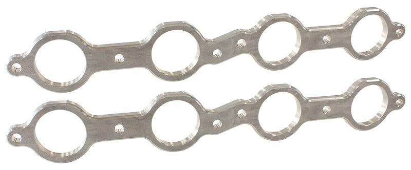 AF9551-1006 - LS Chev header flanges 1-7/8" Round port (PAIR) 1.88" PORT