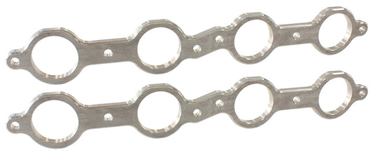 AF9551-1006 - LS Chev header flanges 1-7/8" Round port (PAIR) 1.88" PORT