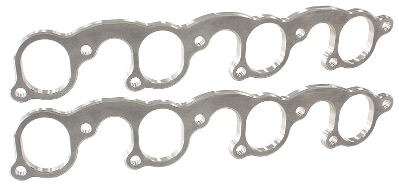 AF9551-1009 - Ford 302-351C header flanges 2" oval port EDELBROCK PAIR