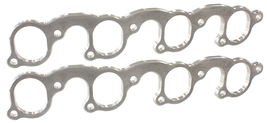 AF9551-1009 - Ford 302-351C header flanges 2" oval port EDELBROCK PAIR
