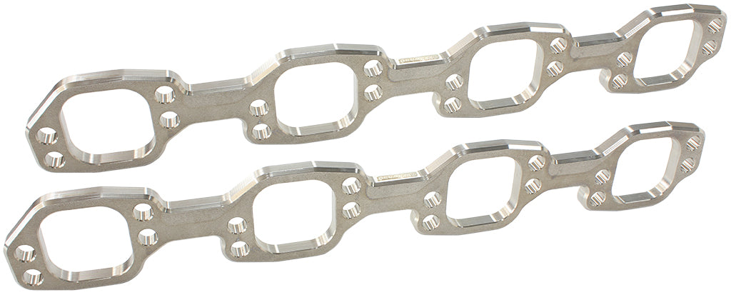 AF9551-1014 - Ford 289-351W header flanges 1-7/8" square port PAIR VIC JR