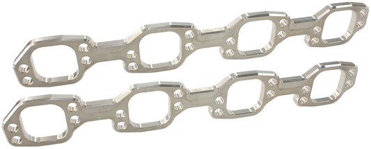 AF9551-1014 - Ford 289-351W header flanges 1-7/8" square port PAIR VIC JR