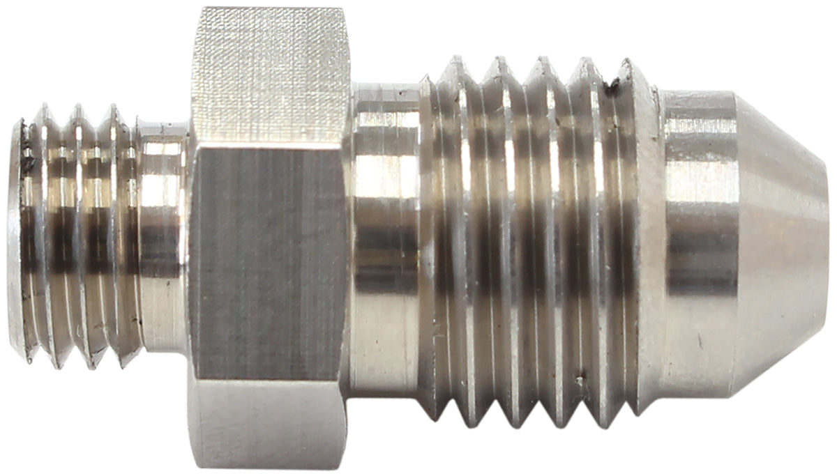 AF9552-1201 - WATER FITTING TO -4AN 1 PACK SUIT 38mm & 44mm WASTEGATES M8 x 1 Aeroflow - AF 9552-1201