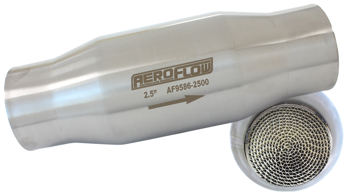 AF9586-2500 - 50 CELL PER INCH METALLIC CATALYTIC CONVERTOR 2-1/2" O.D