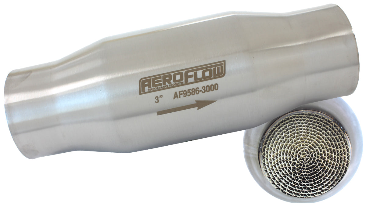 AF9586-3000 - 50 CELL PER INCH METALLIC CATALYTIC CONVERTOR 3" O.D