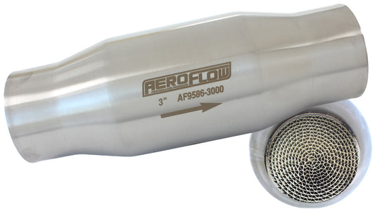 AF9586-3000 - 50 CELL PER INCH METALLIC CATALYTIC CONVERTOR 3" O.D