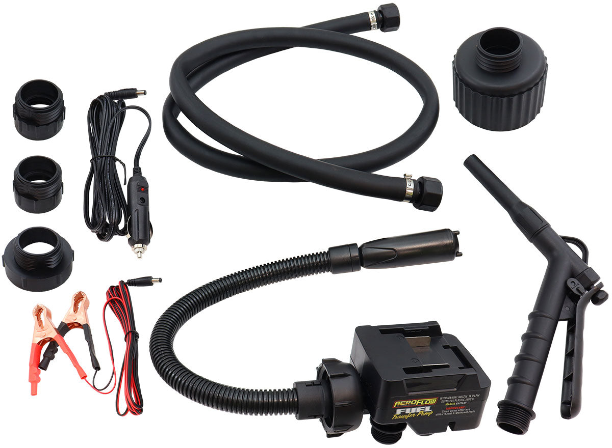 AF98-1099 - MAKITA FUEL TRANSFER PUMP JUG MANUAL NOZZLE FLUID 20L TANK BATTERY Aeroflow - AF 98-1099
