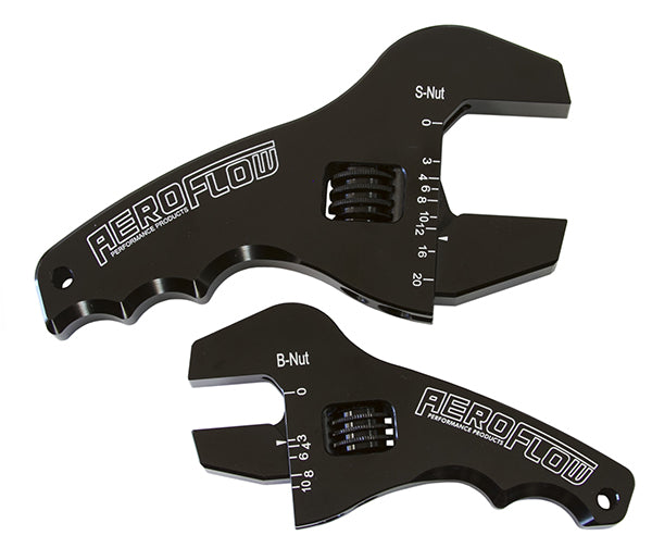 AF98-2039BLK - ADJUSTABLE WRENCH GRIP SPANNER1 X SMALL & 1 X LARGE SHORTY