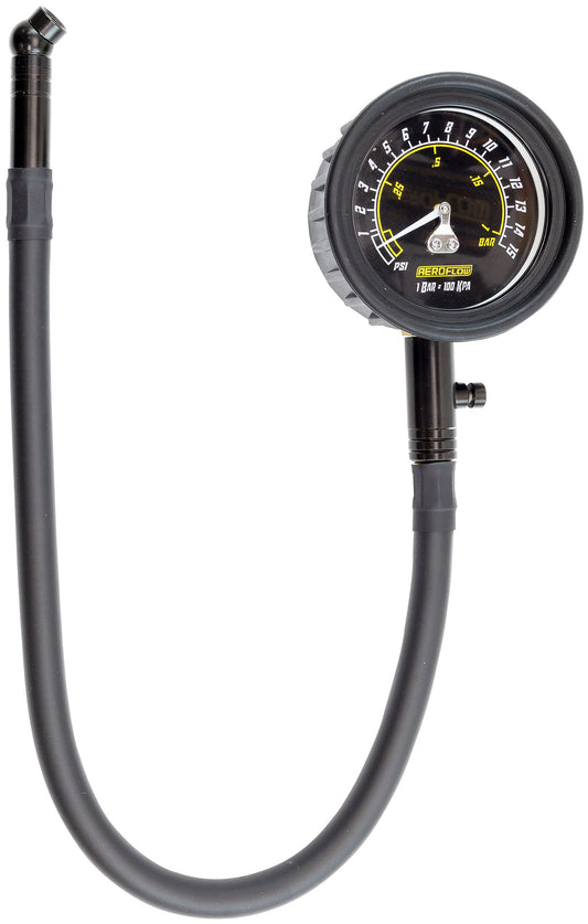 AF98-2161 - TYRE PRESSURE GAUGE 0-15 PSI TIRE 1.03 BAR BLACK ANALOGUE