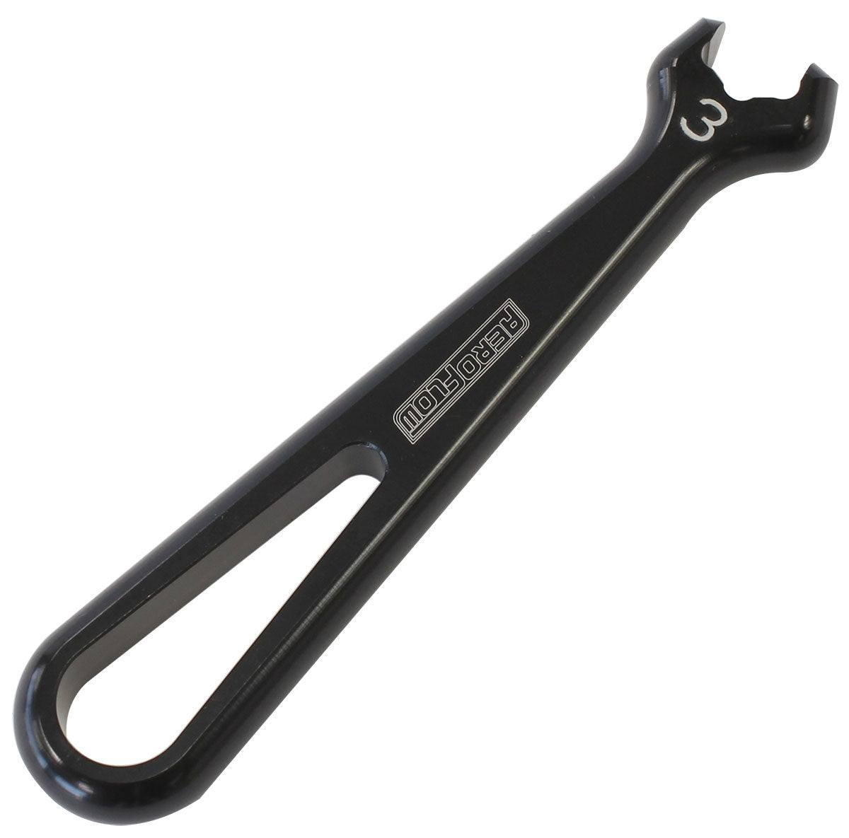 AF98-2255-1-03 - ALLOY PRO SPANNER SINGLE -3AN BLACK SINGLE -3AN PRO WRENCH