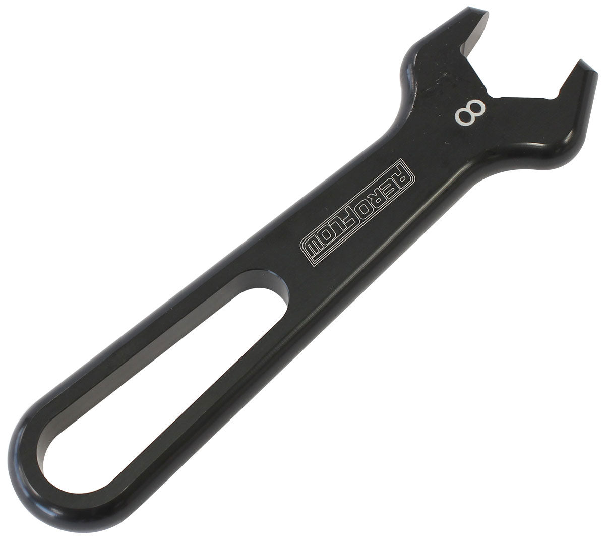 AF98-2255-1-08 - ALLOY PRO SPANNER SINGLE -8AN BLACK SINGLE -8AN PRO WRENCH