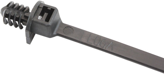 AF98-4821-100 - FIR TREE CABLE TIE 4.8x210mm FIXED 100 PACK BLACK ZIP TIES