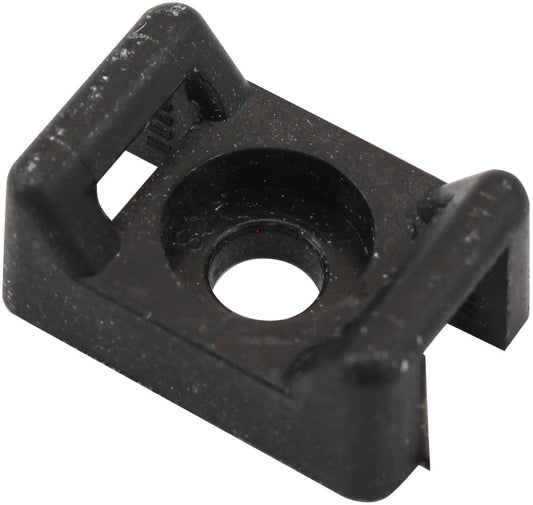 AF98-9986-25 - CABLE TIE SCREW MOUNTS 16mm x 10.7mm M3 HOLE PA66 25 PACK