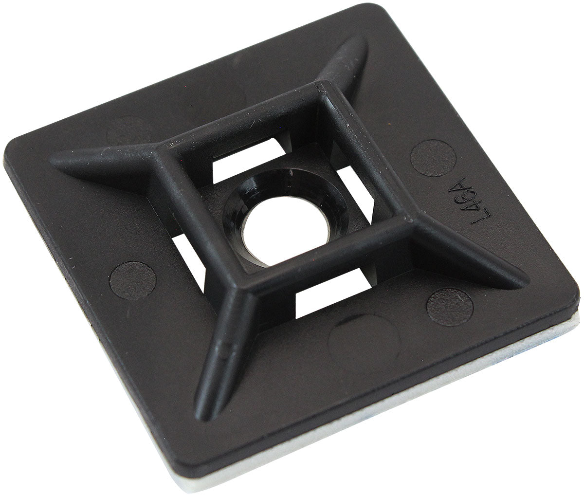 AF98-9998-25 - CABLE TIE MOUNTS 28mm x 28mm NYLON 3M PAD MOUNT BLACK