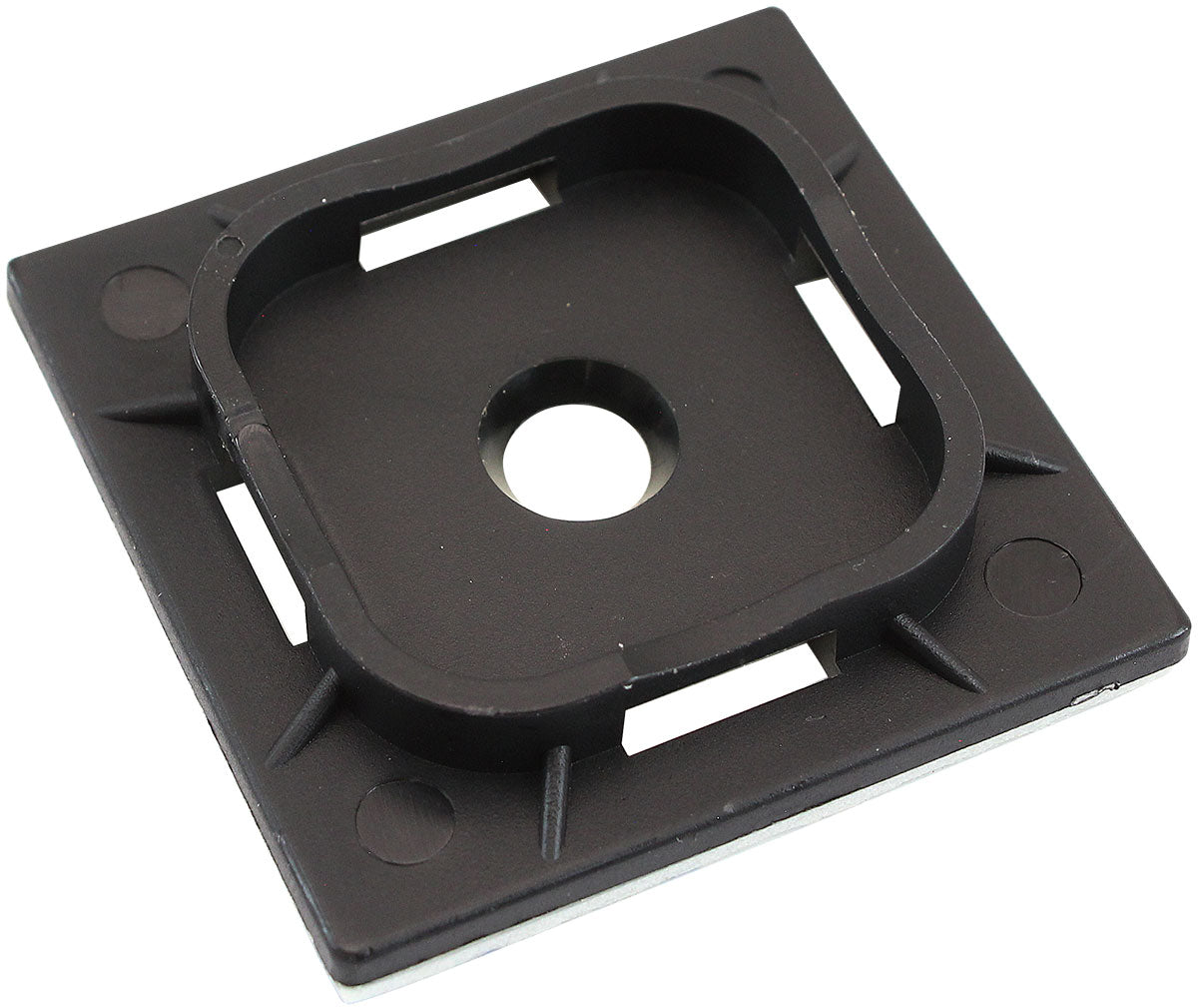 AF98-9999-100 - CABLE TIE MOUNTS 40mm x 40mm NYLON 3M PAD MOUNT BLACK