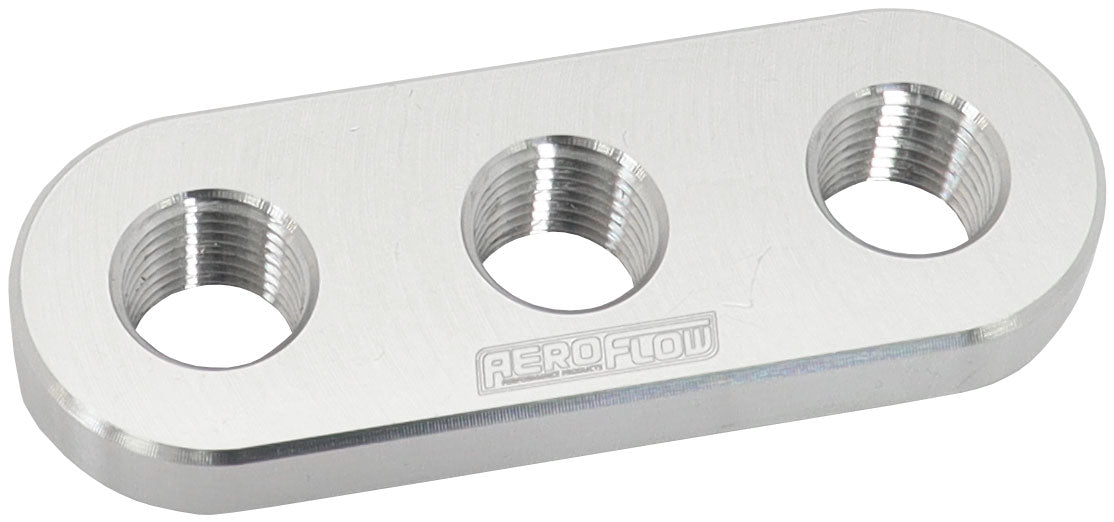 AF986-02-03 - WELD IN ALLOY PLATE 1/8" NPT x 3 PORTS VACUUM INTERCOOLER