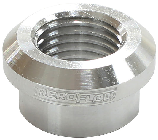 AF996-M12D - FEMALE WELD ON BUNG, M12x1.5 THREAD, ALUMINIUM