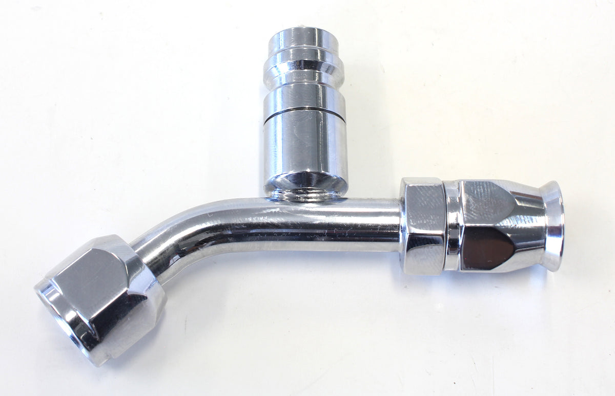 AFFCE-0645B - -6 A/C W/CHARGE PORT 45 DEG STAINLESS