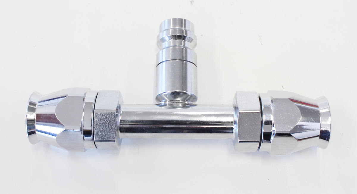AFFCEL-08B - -8 Airconditioning Fitting inline Charge Port Straight