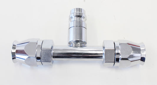 AFFCEL-08B - -8 Airconditioning Fitting inline Charge Port Straight