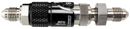 AFQR103-03BH - Quick Relase -3 EPDM Seal Black/Silver Alloy Bulk head