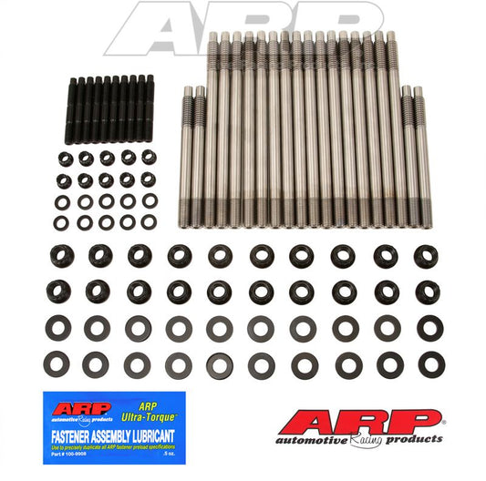 AR234-4313 - Head Stud Kit, 12-Point Nut fits Gen III LS Series Small Block (2003 & earlier), 4 short, 16 long (Custom Age 625+)