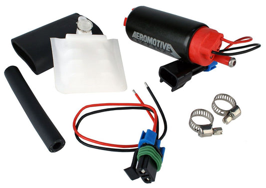 ARO11542 - 340 Stealth In-Tank Fuel Pump With Offset Inlet, Inline Outlet - E85 Compatible