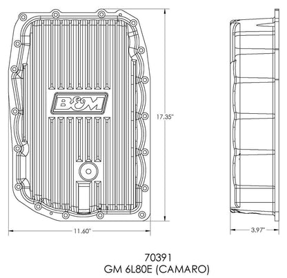 BM70391 - Cast Aluminium Deep Pan Suit GM 6L80