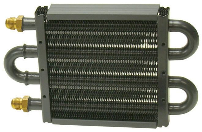 DP13309 - Derale Compact Fluid Cooler -6AN Inlets. 8-1/8" L x 5" H x 3/4" W