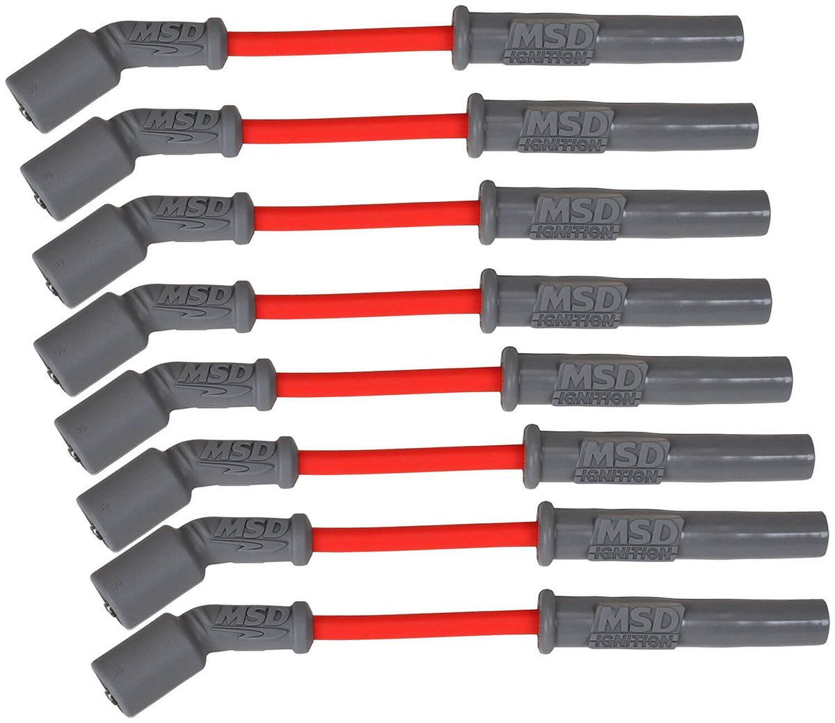 MSD32819 -  Super Conductor Spark Plug Lead Set 8.5mm, Red, Holden Commodore V8, LS1