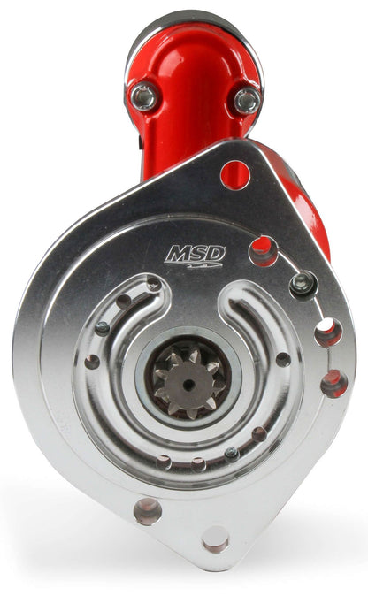 MSD5090 - DynaForce Starter Motor 3hp Mini, Red Powder-coat, Suit Ford 289-351W Auto Transmission