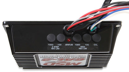 MSD64213 - 6AL-2 Ignition Control - Black Digital Capacitive Discharge with Rev-Limiter