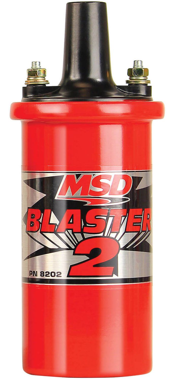 MSD8202 -  Blaster 2 Coil Red, 45,000 volts, for electronic ignition