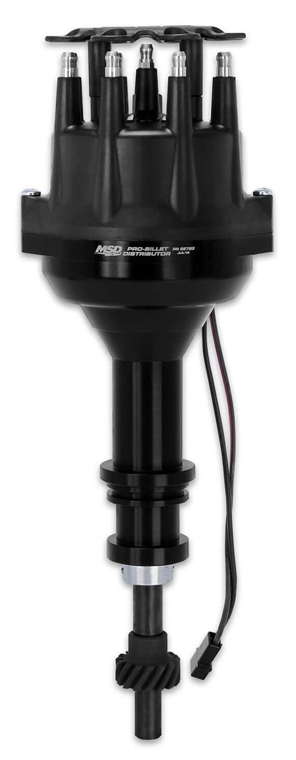 MSD85783 - Pro-Billet Distributor - Black Ford 351W, Small Base, Magnetic Trigger