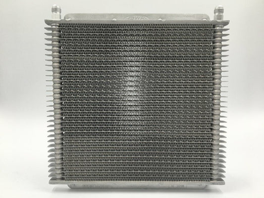 PWO1223 - Aluminium Oil Cooler 280 x 255 x 19mm with -6 Fittings
