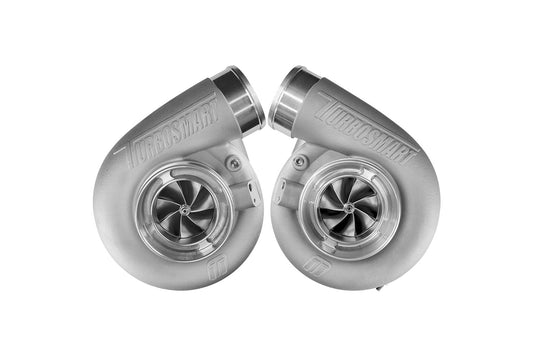 TS-1-7675C-VB096E-MT - Mirror Twin Turbo Package - TS-1-7675C V-Band 0.96AR Oil Cooled Turbos