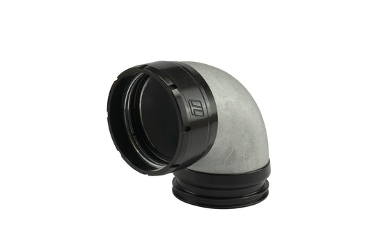 LockSleeve Turbo Adapter Compressor Outlet 2.50" to 90 Elbow Plazmaclamp 2.50"