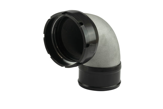 LockSleeve Turbo Adapter Compressor Outlet 3.00" to 90 Elbow Hose Barb 3.00"